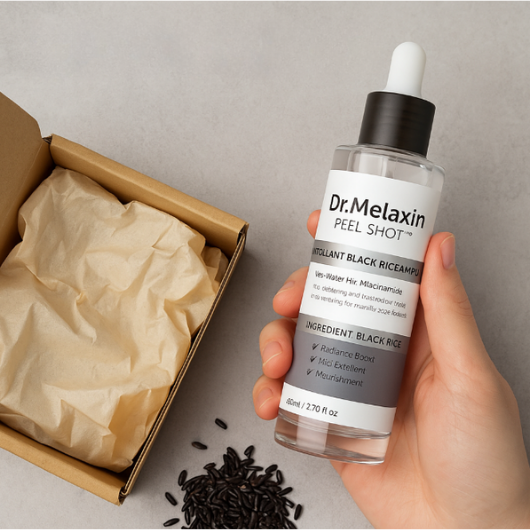 مقشر لطيف للوجه والجسم، مضاد للرؤوس السوداء ومناسب لجميع أنواع البشرة Dr.Melaxin