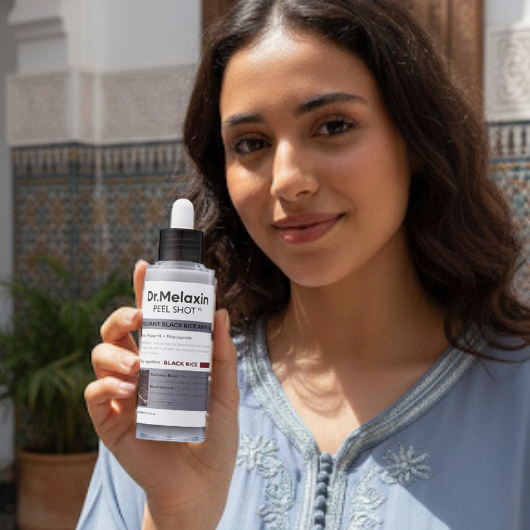 مقشر لطيف للوجه والجسم، مضاد للرؤوس السوداء ومناسب لجميع أنواع البشرة Dr.Melaxin