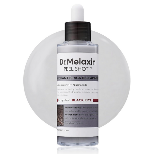 مقشر لطيف للوجه والجسم، مضاد للرؤوس السوداء ومناسب لجميع أنواع البشرة Dr.Melaxin